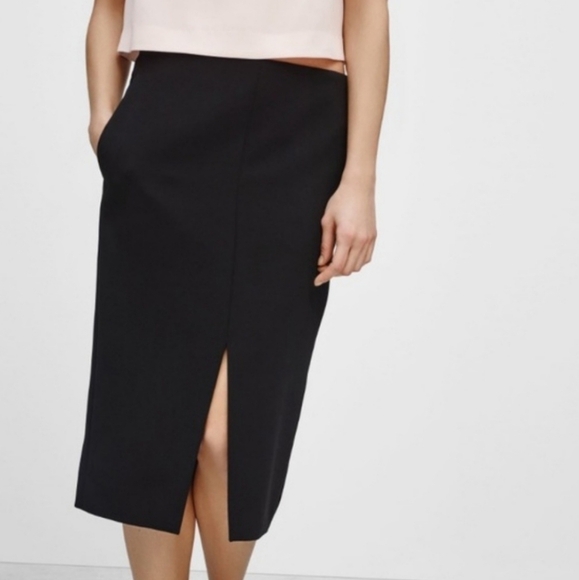 Babaton Aritzia Jax Double Slit Skirt - Picture 1 of 5